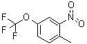 structure of CAS# 70692-45-4, 1-Methyl-2-nitro-4-trifluoromethoxybenzene