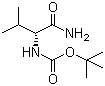 structure of CAS# 70717-76-9, Boc-D-valine amide
