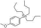 structure of CAS# 70744-47-7, Tributyl(4-methoxyphenyl)stannane