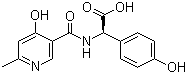 structure of CAS# 70785-61-4, 2-(6-甲基-4-羟基烟酰胺基)-2-(4-羟基苯基)乙酸