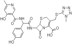 structure of CAS# 70797-11-4, Cefpiramide acid