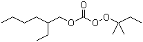 过氧化(2-乙基己基)碳酸叔戊酯分子结构 (CAS 70833-40-8)