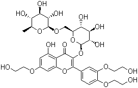 structure of CAS# 7085-55-4, Troxerutin