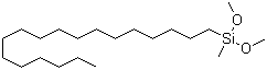 structure of CAS# 70851-50-2, Dimethoxymethyloctadecylsilane