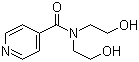 structure of CAS# 70892-82-9, N,N-Bis(2-hydroxyethyl)isonicotinamide