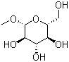 structure of CAS# 709-50-2, Methyl beta-D-glucopyranoside