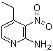 structure of CAS# 70936-16-2, 4-Ethyl-3-nitro-2-pyridinamine