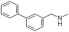 N-甲基-[1,1'-联苯基]-3-甲胺分子结构 (CAS 709649-61-6)