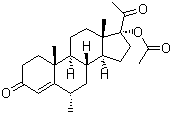 安宫黄体酮分子结构 (CAS 71-58-9)