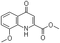 4-羟基-8-甲氧基喹啉-2-甲酸甲酯分子结构 (CAS 7101-90-8)