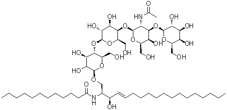 structure of CAS# 71012-19-6, 去唾液酸神经节苷酯 GM1a