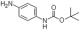 structure of CAS# 71026-66-9, tert-Butyl (4-aminophenyl)carbamate