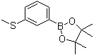 structure of CAS# 710348-63-3, 3-(Methylthio)phenylboronic acid pinacol ester