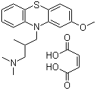 Levomepromazine maleate molecular structure (CAS 7104-38-3)