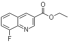 structure of CAS# 71082-35-4, 8-氟喹啉-3-羧酸乙酯