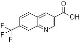 structure of CAS# 71082-51-4, 7-(Trifluoromethyl)quinoline-3-carboxylic acid