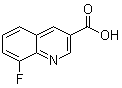 structure of CAS# 71082-53-6, 8-Fluoro-3-quinolinecarboxylic acid