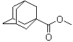 1-金刚烷甲酸甲酯分子结构 (CAS 711-01-3)