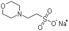structure of CAS# 71119-23-8, MES sodium salt