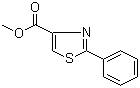 structure of CAS# 7113-02-2, 2-Phenyl-4-thiazolecarboxylic acid methyl ester
