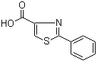 2-苯基-1,3-噻唑-4-甲酸分子结构 (CAS 7113-10-2)