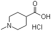 CAS # 71235-92-2 (71985-80-3), 1-Methylpiperidine-4-carboxylic acid hydrochloride