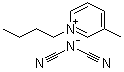 N-Butyl-3-methylpyridinium dicyanamide molecular structure (CAS 712355-12-9)