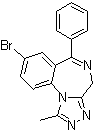 structure of CAS# 71368-80-4, Bromazolam