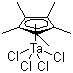 structure of CAS# 71414-47-6, Pentamethylcyclopentadienyltantalum tetrachloride
