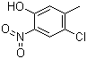 structure of CAS# 7147-89-9, 4-Chloro-3-methyl-6-nitrophenol