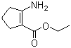 2-氨基-1-环戊烯甲酸乙酯分子结构 (CAS 7149-18-0)
