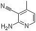 2-氨基-3-氰基-4-甲基吡啶分子结构 (CAS 71493-76-0)