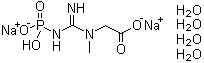 structure of CAS# 71519-72-7, N-[Imino(phosphonoamino)methyl]-N-methylglycine disodium salt tetrahydrate