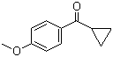 structure of CAS# 7152-03-6, Cyclopropyl 4-methoxyphenyl ketone