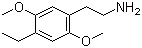 structure of CAS# 71539-34-9, (2,5-二甲氧基-4-乙基苯基)乙胺
