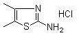 structure of CAS# 71574-33-9, 2-Amino-4,5-dimethylthiazole hydrochloride