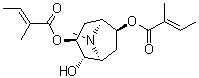 structure of CAS# 7159-86-6, 3alpha,6beta-Ditigloyloxytropan-7beta-ol