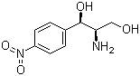 (1R,2R)-2-氨基-1-(4-硝基苯基)丙烷-1,3-二醇分子结构 (CAS 716-61-0)