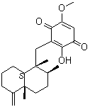 structure of CAS# 71678-03-0, (-)-Ilimaquinone