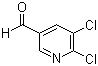 structure of CAS# 71690-05-6, 5,6-Dichloropyridine-3-carbaldehyde