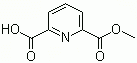 2,6-吡啶二羧酸单甲酯分子结构 (CAS 7170-36-7)