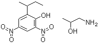 CAS 登录号：71735-19-8, 2-仲丁基-4,6-二硝基苯酚与异丙醇胺的化合物
