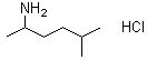 5-甲基-2-己胺盐酸盐分子结构 (CAS 71776-71-1)