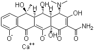 CAS 登录号：7179-50-2, 土霉素钙