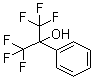 structure of CAS# 718-64-9, alpha,alpha-Bis(trifluoromethyl)benzenemethanol