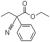 structure of CAS# 718-71-8, Ethylphenylcyano-acetic acid ethyl ester