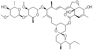 structure of CAS# 71827-03-7, Ivermectin B1a