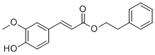 Phenylethyl 3-methylcaffeate molecular structure (CAS 71835-85-3)