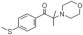 structure of CAS# 71868-10-5, 2-Methyl-4'-(methylthio)-2-morpholinopropiophenone