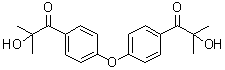 structure of CAS# 71868-15-0, 2-Hydroxy-1-[4-[4-(2-hydroxy-2-methylpropionyl)phenoxy]phenyl]-2-methylpropanone